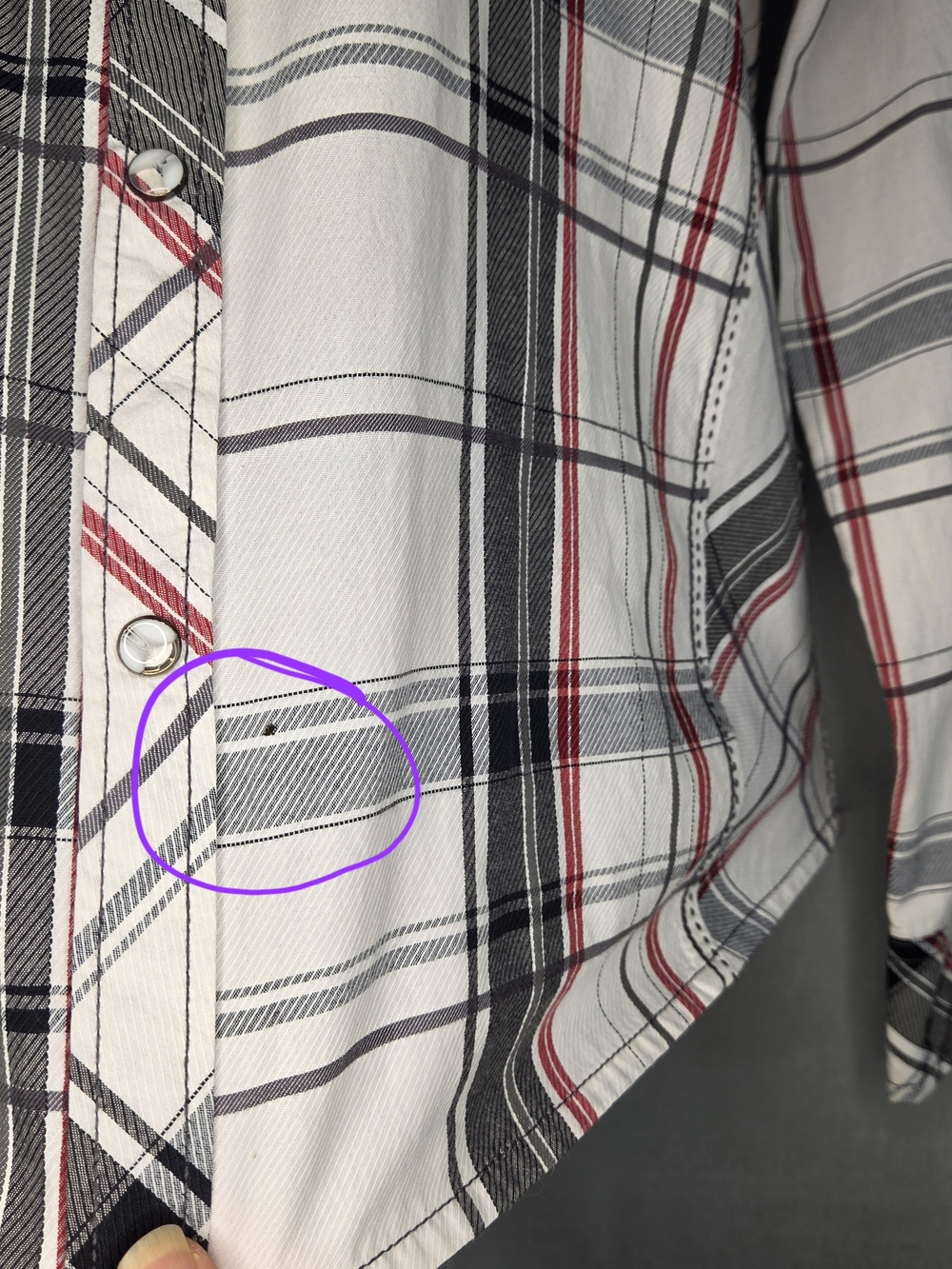 BKE Pearl Snap Women's Plaid Button-up Shirt Size Medium - Picture 3 of 8